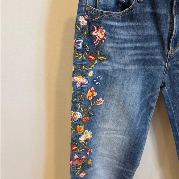 Driftwood Jean Kelly Bootcut Whispering Vines Embroidered Western Size 29 - Picture 3 of 10